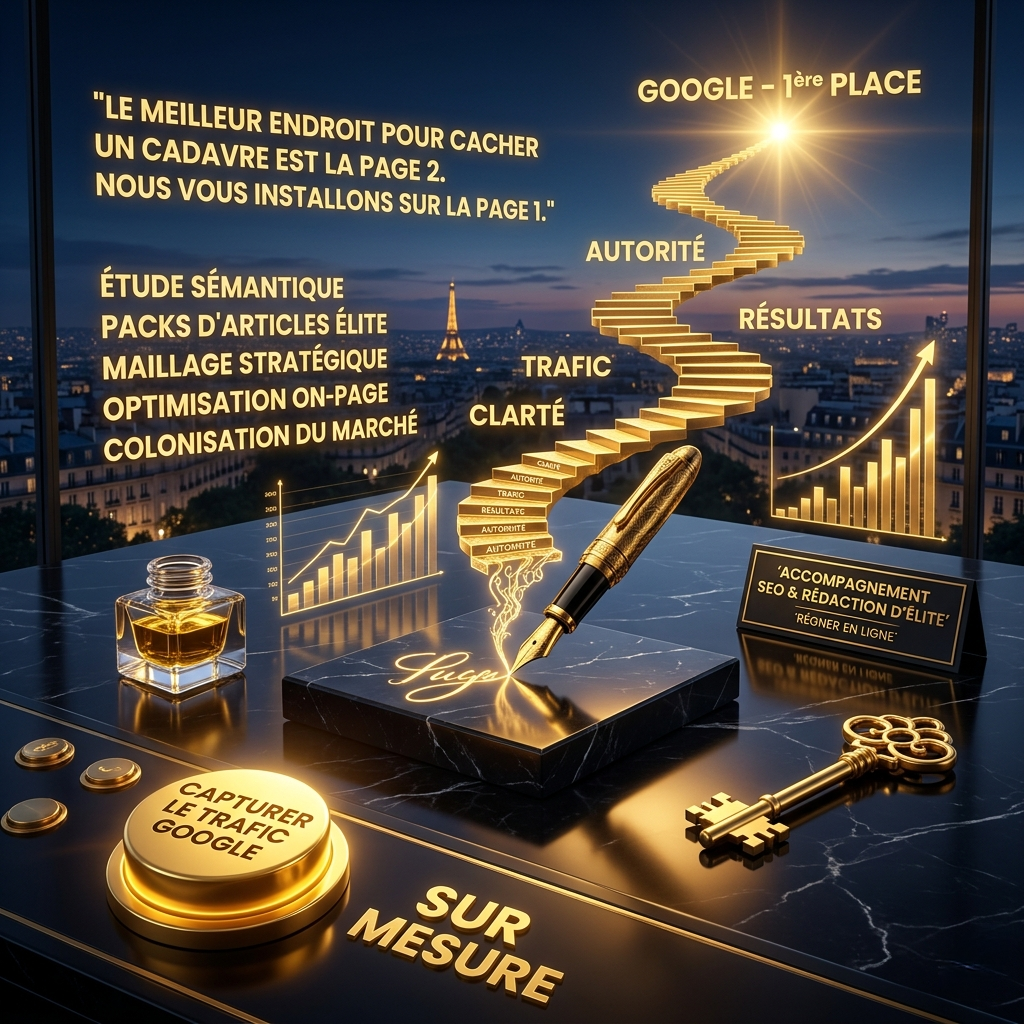 Accompagnement SEO & Rédaction d'Élite