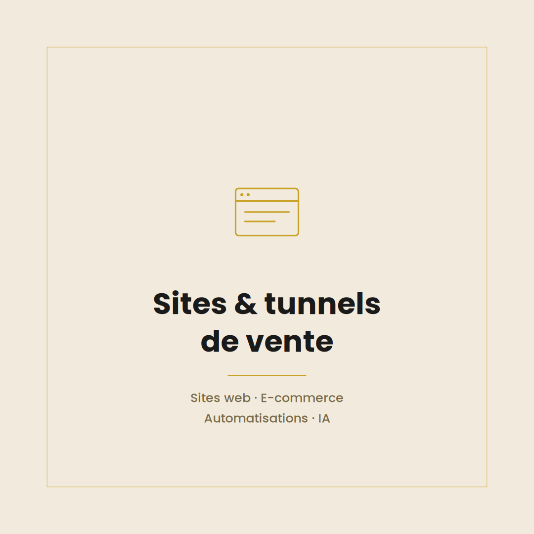 Création de site web & tunnels de vente | Key To Empire